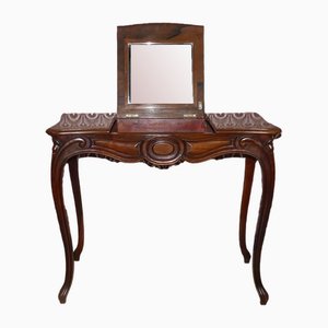 Dressing Table with Mirror and Compartments