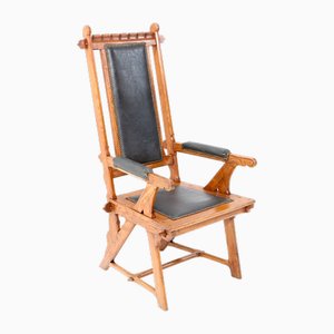 Arts & Crafts Art Nouveau Oak High Back Armchair by H.P. Berlage, 1900s