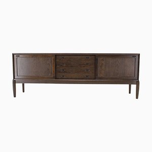 Credenza in quercia colorata di HWKlein per Bramin, Danimarca, anni '70