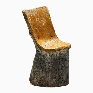 Chaise Brutaliste en Béton, France, 1970s