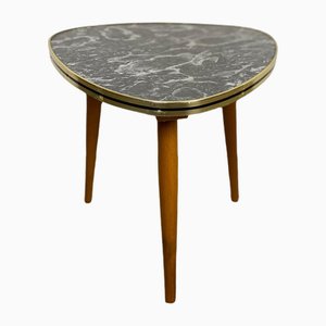 Decorative Flower Stool with Marbled Formica Top, 1950s