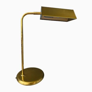 Mid-Century Bauhaus Style Brass Desk Lamp, 1970s