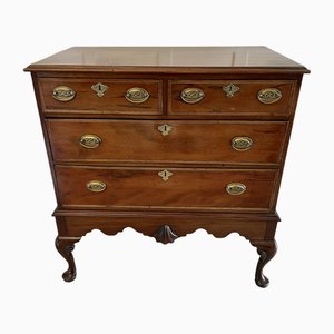 Antique George III Mahogany Chest on Stand, 1800s