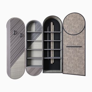 Hermès Decor O Wall Cabinet in Grey - Milan Design Week Limited Edition