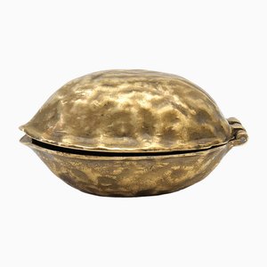 Walnut-Shaped Brass Nutcracker, 1970s
