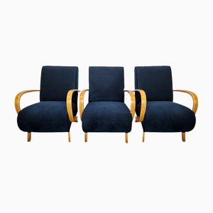 Armchairs by Jindrich Halabala for Up Závody, 1960s, Set of 3