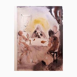 Salvador Dalí, Et Cognoverunt Eum in Fractione Panis, Lithographie, 1964