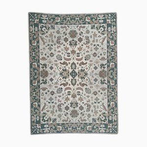 Portugiesischer Mid-Century Needlepoint Teppich, 1940er