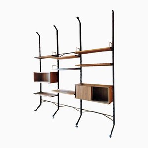 Mid-Century Wall Unit by Ico & Luisa Parisi for Mim Roma, 1960s, Set of 3