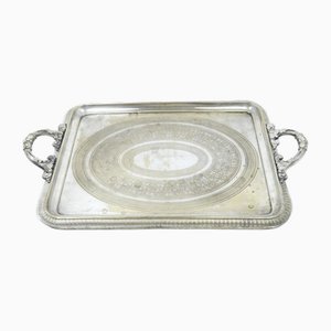 Antique Polish Guilloshed Tray from Bros. Buch, 1890s