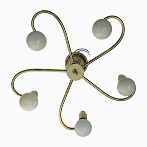 German Spiral Ceiling Lamp by Gaetano Sciolari, 1980s