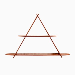 Étagère Triangulaire Suspendue Amager attribuée à Peder Moos, Danemark, 1960s