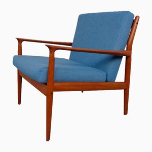 Fauteuil en Teck par Svend Aage Eriksen pour Glostrup, Danemark, 1960s