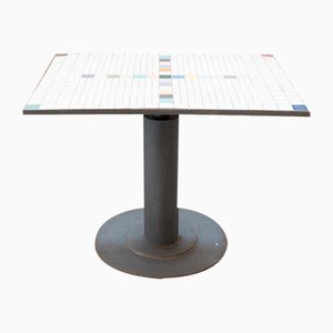 Table with Tiled Mosaic Top, 1950s