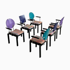 Postmodern Vienna Sculptural Dining Chairs from Thonet, 1994, Set of 6