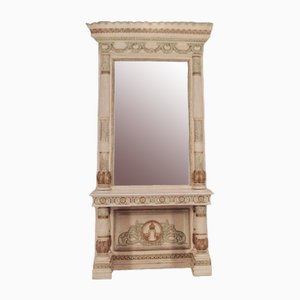 Vintage Mirror with Console