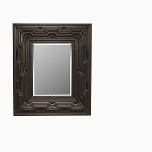 Neo-Gothic Mirror in Wooden Frame
