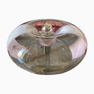 Lámpara de mesa Spage Age de cristal de Murano atribuida a Mgp, años 70