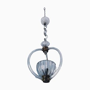 Lampadario in vetro di Murano attribuito a Barovier & Toso, anni '30