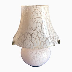 Mid-Century Modern Italian Murano Glass Mushroom Table Lamp, 1970s