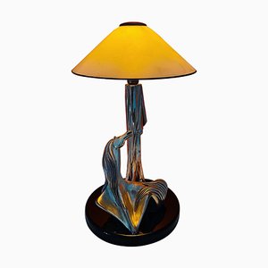 Lampe de Bureau Mid-Century avec Sculpture de Cheval par Stilarte, Italie, 1970s