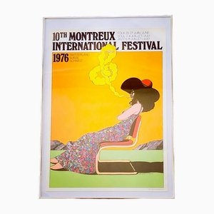 Affiche Milton Glaser, Montreux, 1970s, Sérigraphie