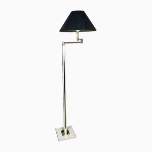 Vintage Metal and Brass Floor Lamp in the style of Vandel, 1970s