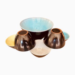 Scodelle in ceramica di Hugo Kohler, set di 5