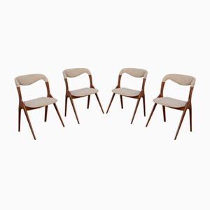 Model Sonja Dining Chairs by Johannes Andersen for Vamo Sonderborg, 1960s, Set of 4