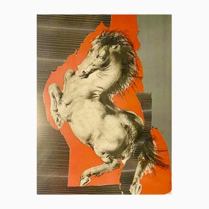 Hans Erni, Pferd, 1974, Lithographie