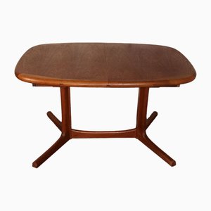 Table d'Enseignement Ovale Pliante Dyrlund, Danemark, années 1960.