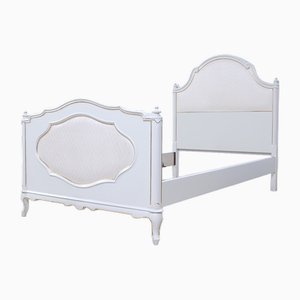 Venetian Style White Single Bed, 1980s