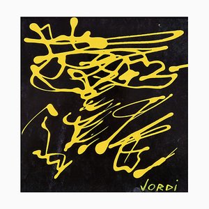 Jordi Mercade, Composizione, 2000, Acrilico su cartone