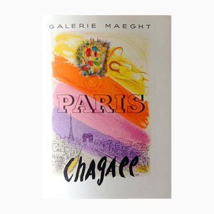 Lithographie Exposition Maeght Paris par Marc Chagall, 1959