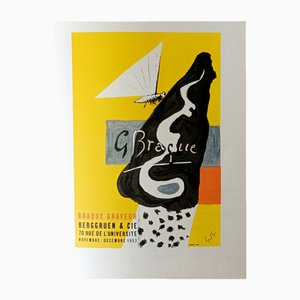 Lithographie Beggrubs & Cie par Georges Braque, 1959