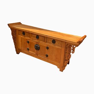 Chinese Elmwood Alter Sideboard