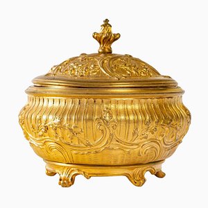19th Century Box in Gilt Bronze from F. Barbedienne