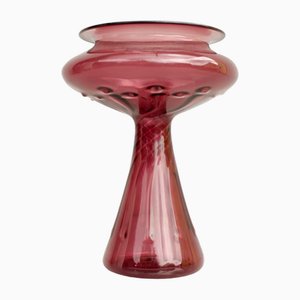 Vase en Verre de Thuringe Violet, 1960s