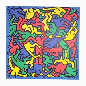 Vintage Keith Haring '86 Art Poster from Ikea, 2004