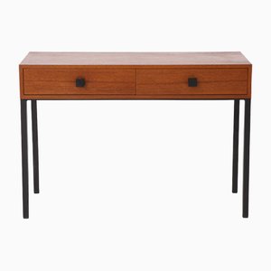 Tavolino vintage con cassetti in teak, anni '60-'70