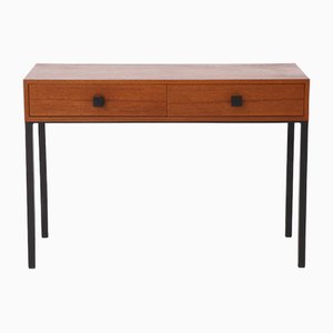 Vintage Side Table with Drawers in Teak, 1960s-1970s