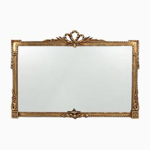 Specchio vintage con cornice dorata