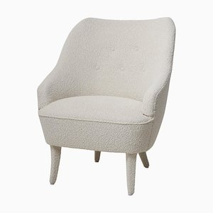 Vintage Swedish Upholstered Corched Armchair, 1930s