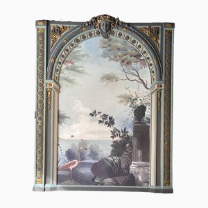 19th Century Louis XVI Polychrome Trumeau