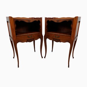 Louis XV Style Nightstands, 1950s, Set of 2