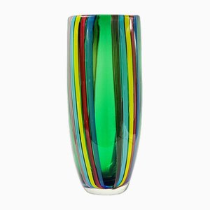 Grand Vase Mid-Century Moderne en Verre de Murano, Italie, 1960-1970s