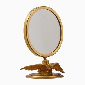 Espejo de mesa bañado en oro de Hermès Paris