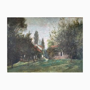 Villa, década de 1890, óleo sobre lienzo