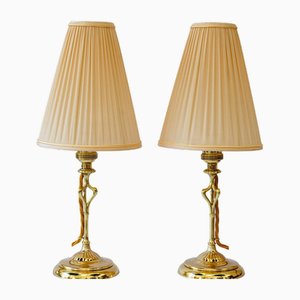 Art Deco Table Lamps, 1920s, Set of 2