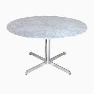 French Marble and Steel Table, 1970